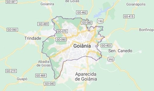 mapa goiania