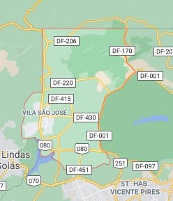 mapa brazlandia