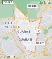 mapa guara 1 2 df